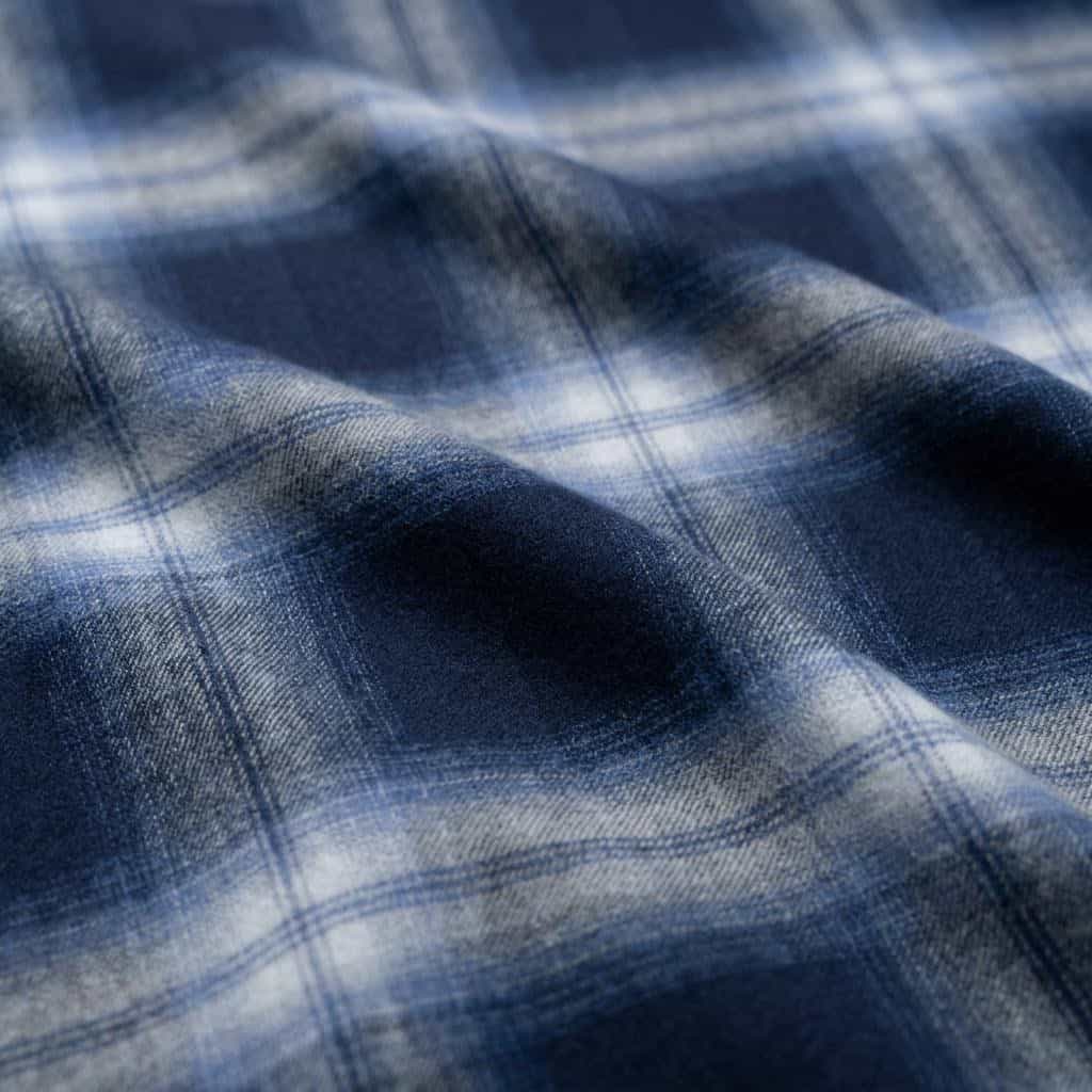 Yarn Dyed Twill Brushing Checks 7034 - Image 3