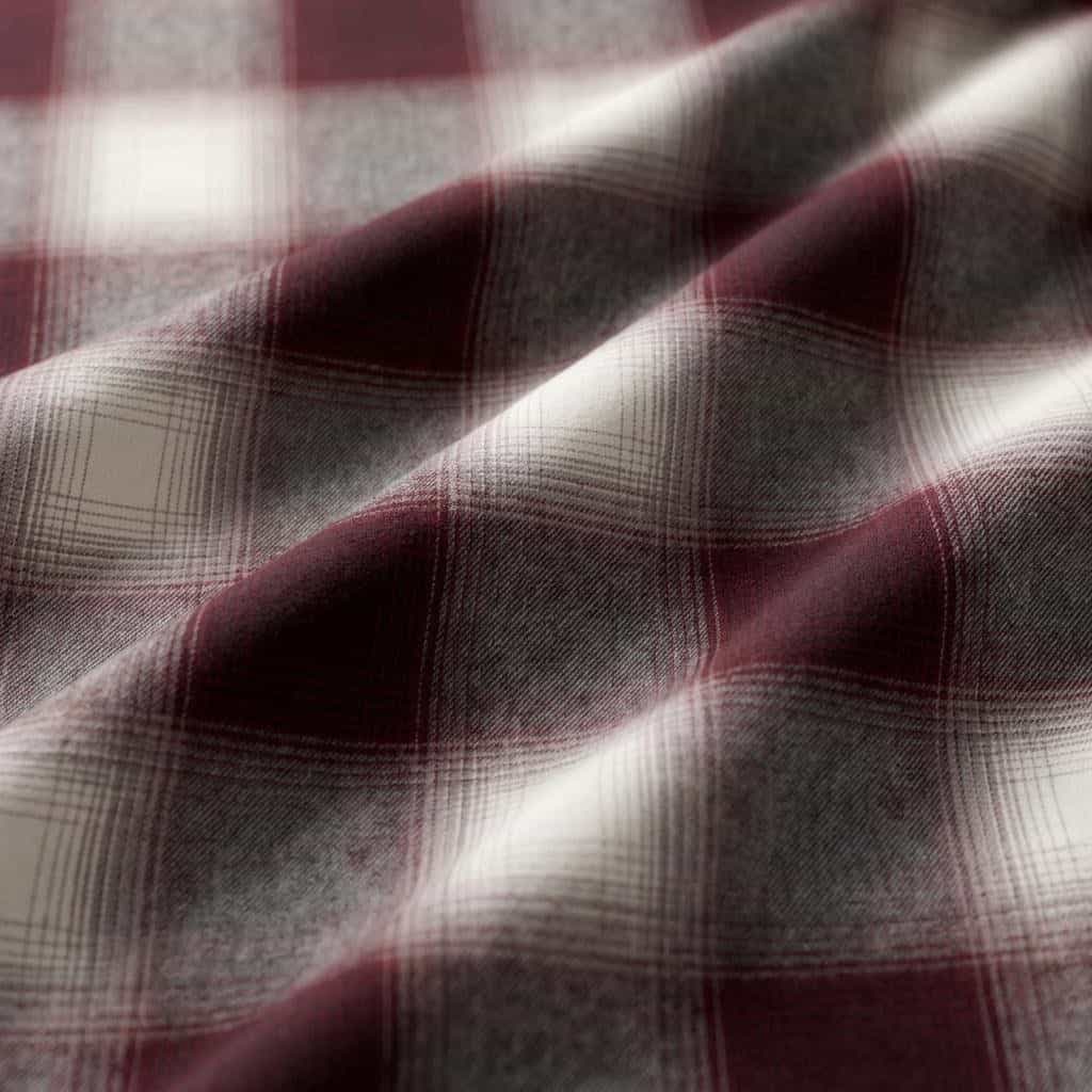 Yarn Dyed Twill Brushing Checks 7037 - Image 3