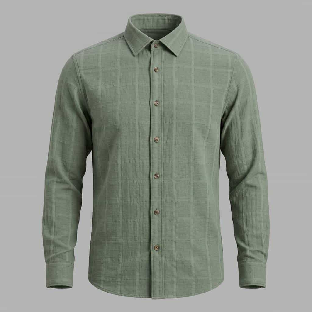 Piece Dyed Double Cloth Checks 9027K - Image 5