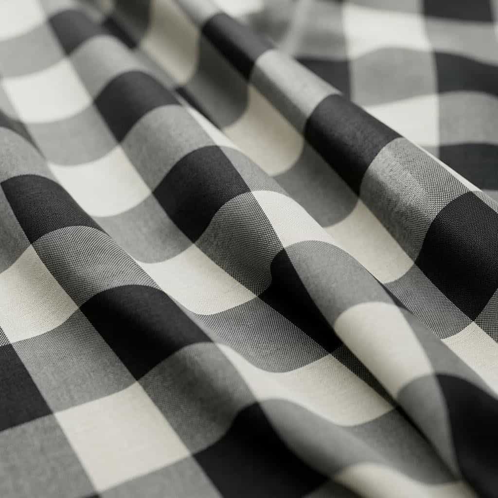 Yarn Dyed Dobby Checks 9076B - Image 3