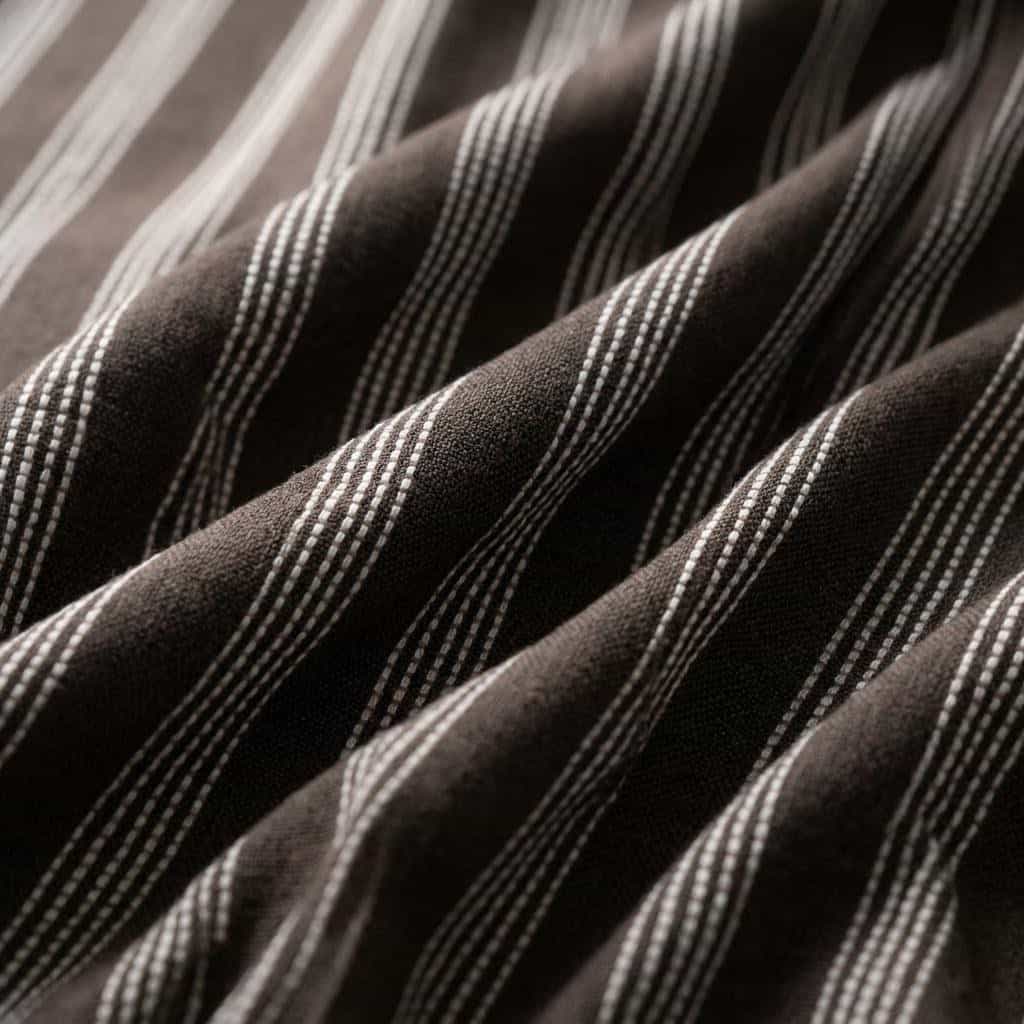 Yarn Dyed Cotton Poly Dobby Stripe 9083C - Image 3