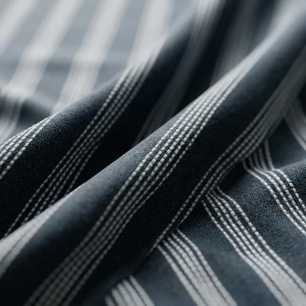 Yarn Dyed Cotton Poly Dobby Stripe 9083D - Image 3