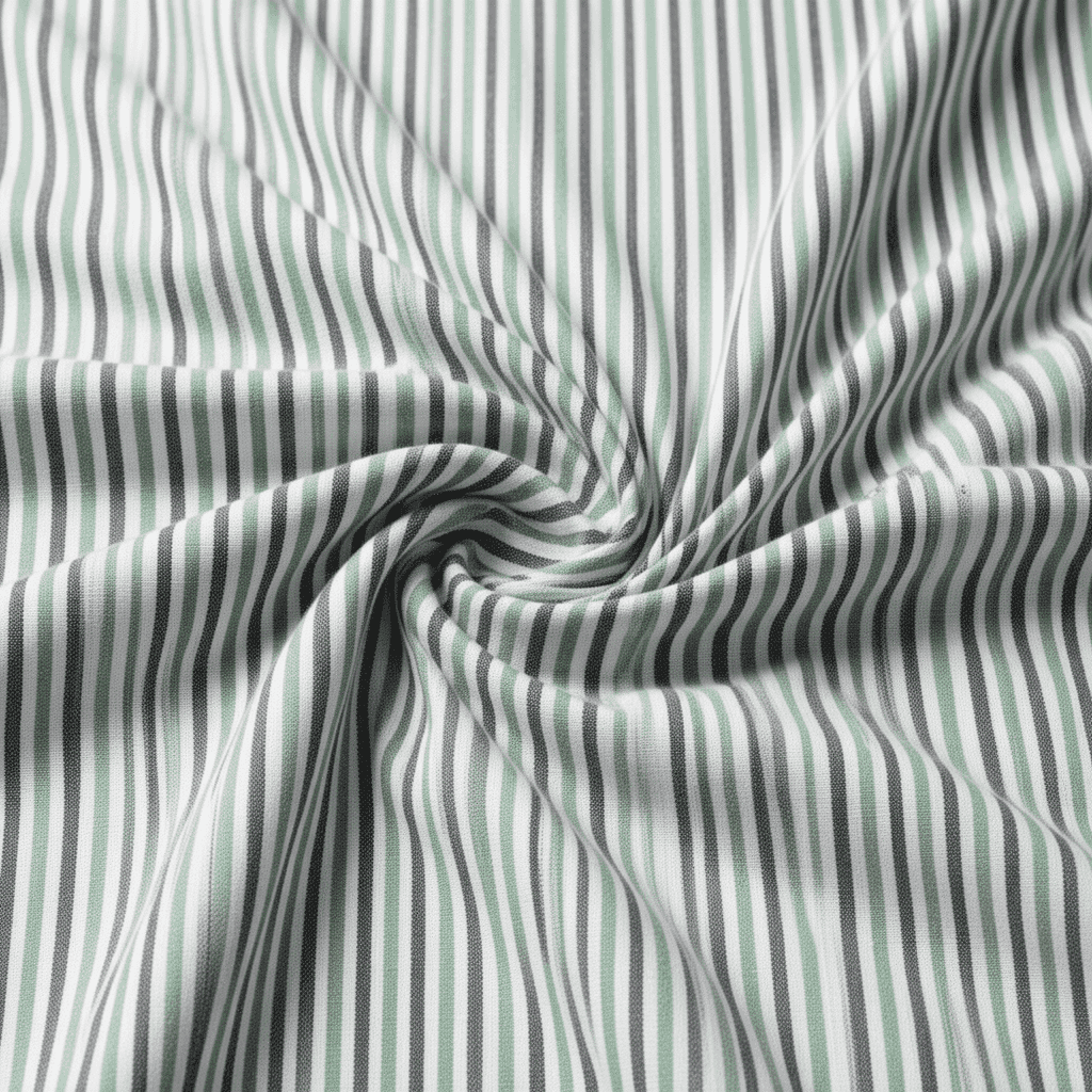 Poplin Gingham Stripe 1007E - Image 3
