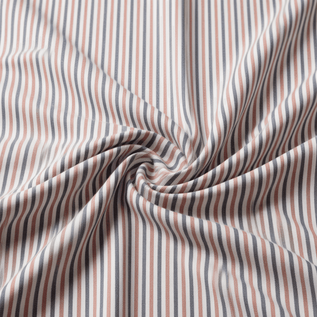Poplin Gingham Stripe 1007G - Image 3