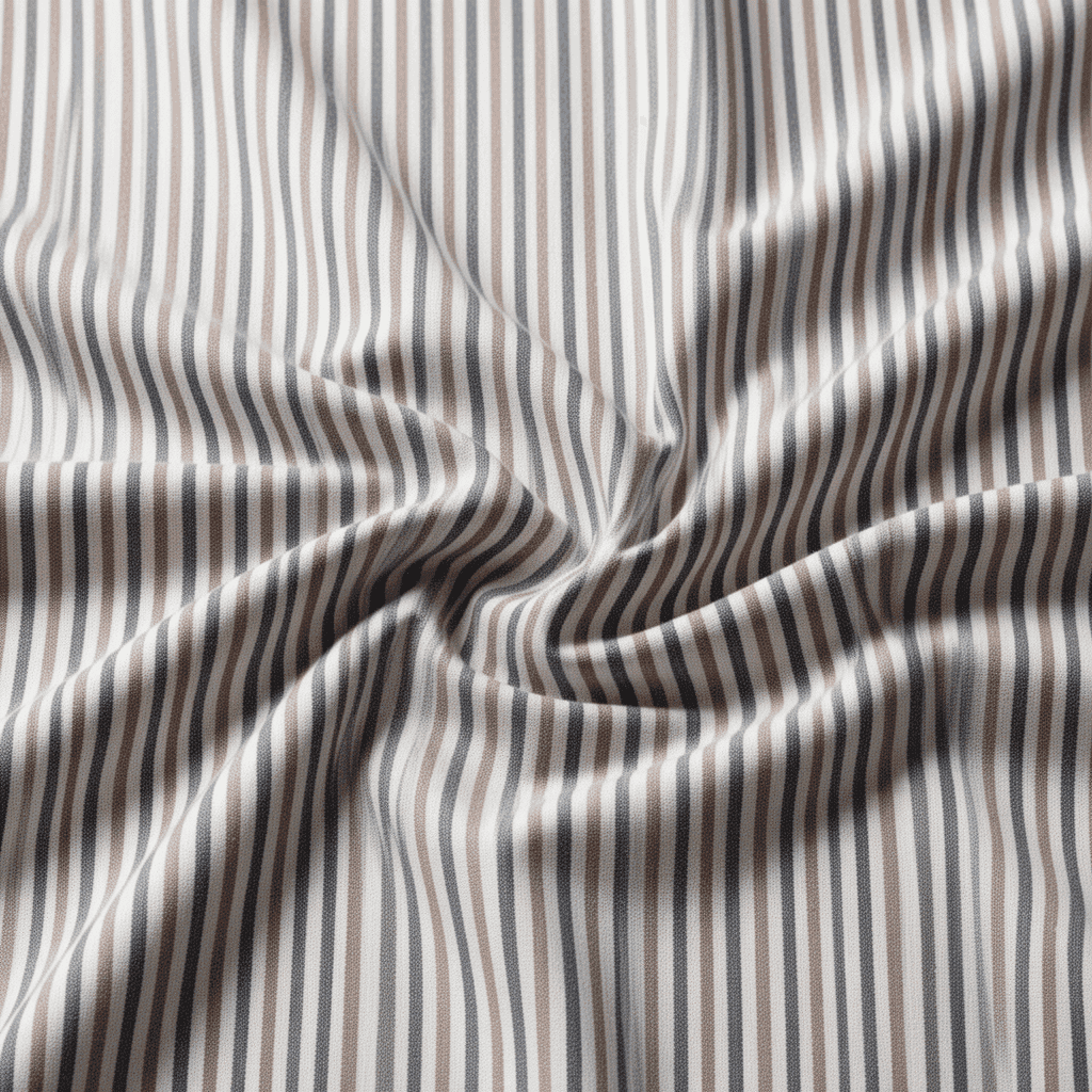 Poplin Gingham Stripe 1007H - Image 3