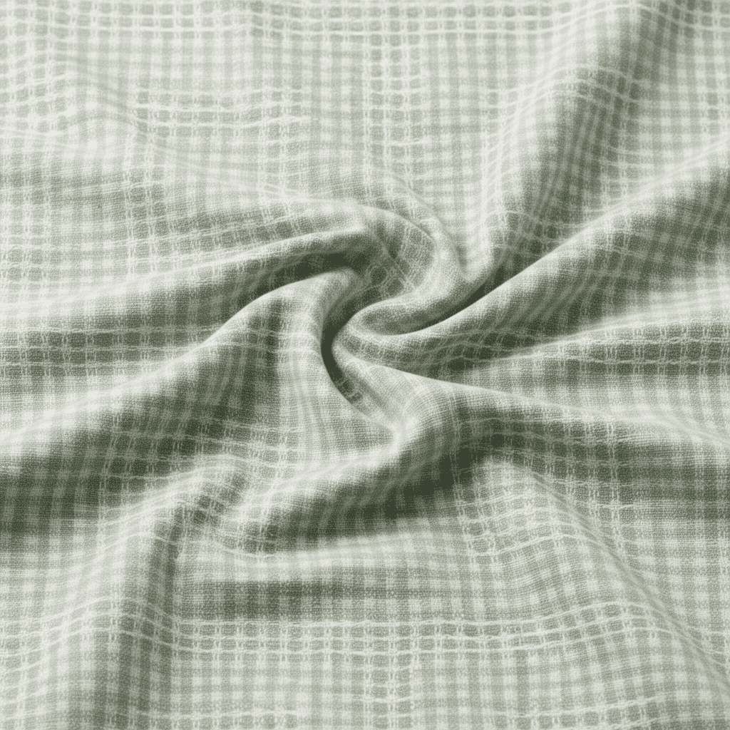 Yarn Dyed Poly Cotton Dobby Checks 9077C - Image 3