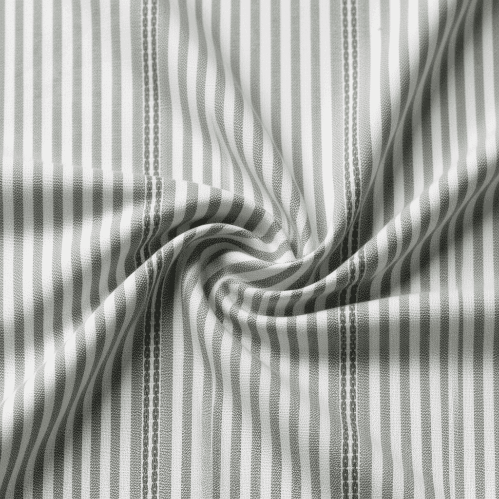 Yarn Dyed Gingham Dobby Stripe 9079E - Image 2
