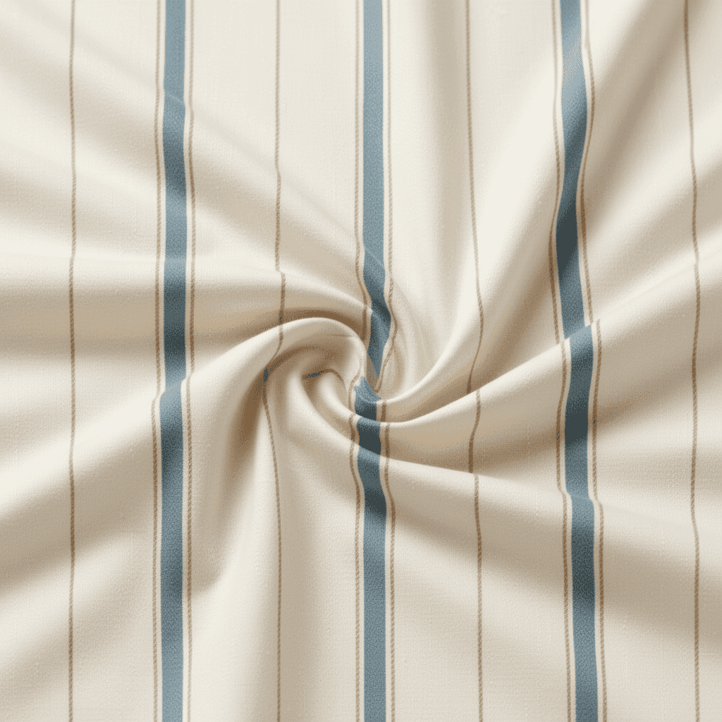 Yarn Slub Dyed Dobby Stripe 9080B - Image 3