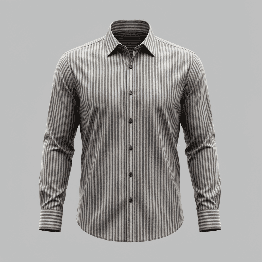 Poplin Gingham Stripe 1007H - Image 5