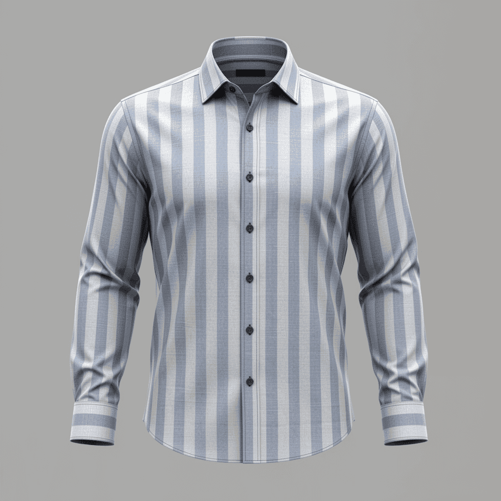 Yarn Dyed Cotton Linen Stripe 15001A - Image 5