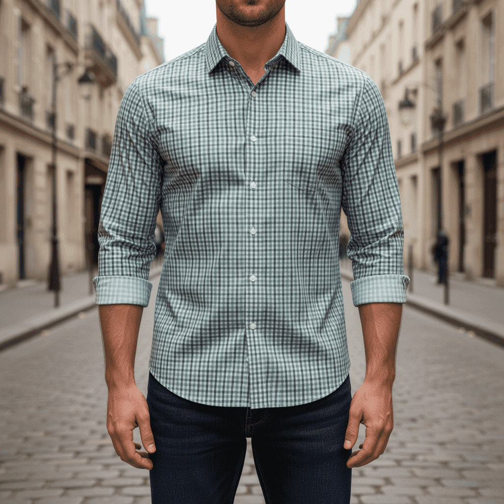 Poplin Gingham Checks 1006E - Image 2
