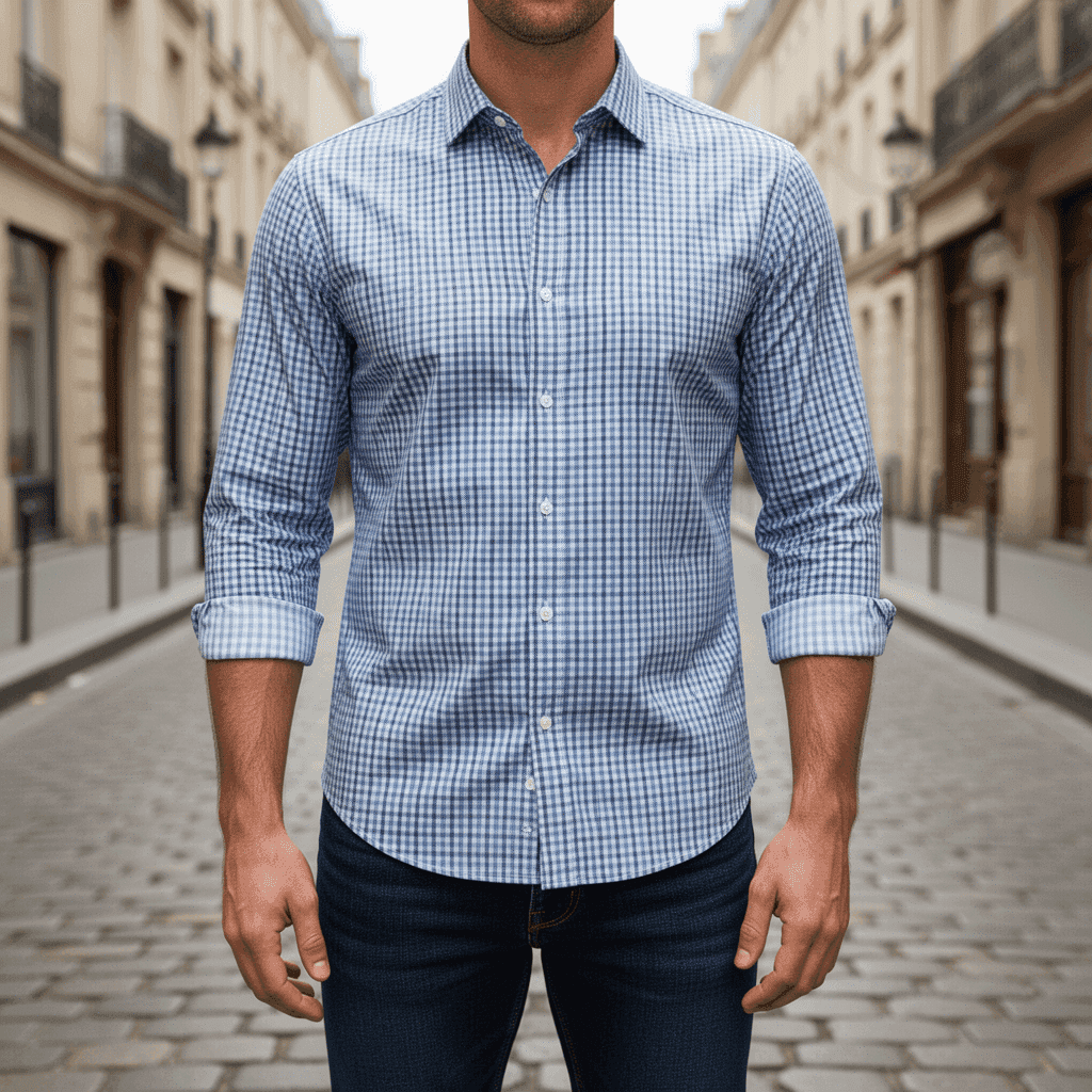 Poplin Gingham Checks 1006F - Image 2