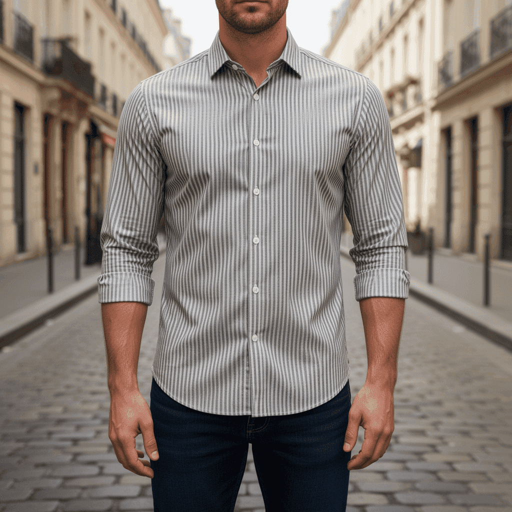 Oxford Gingham Stripes 2581H - Image 2