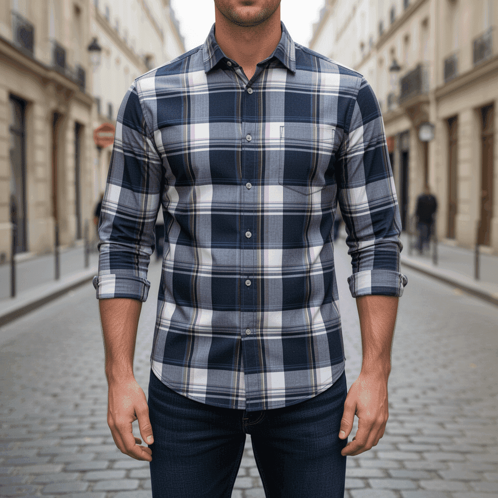 50s Poplin Checks 6040B - Image 2