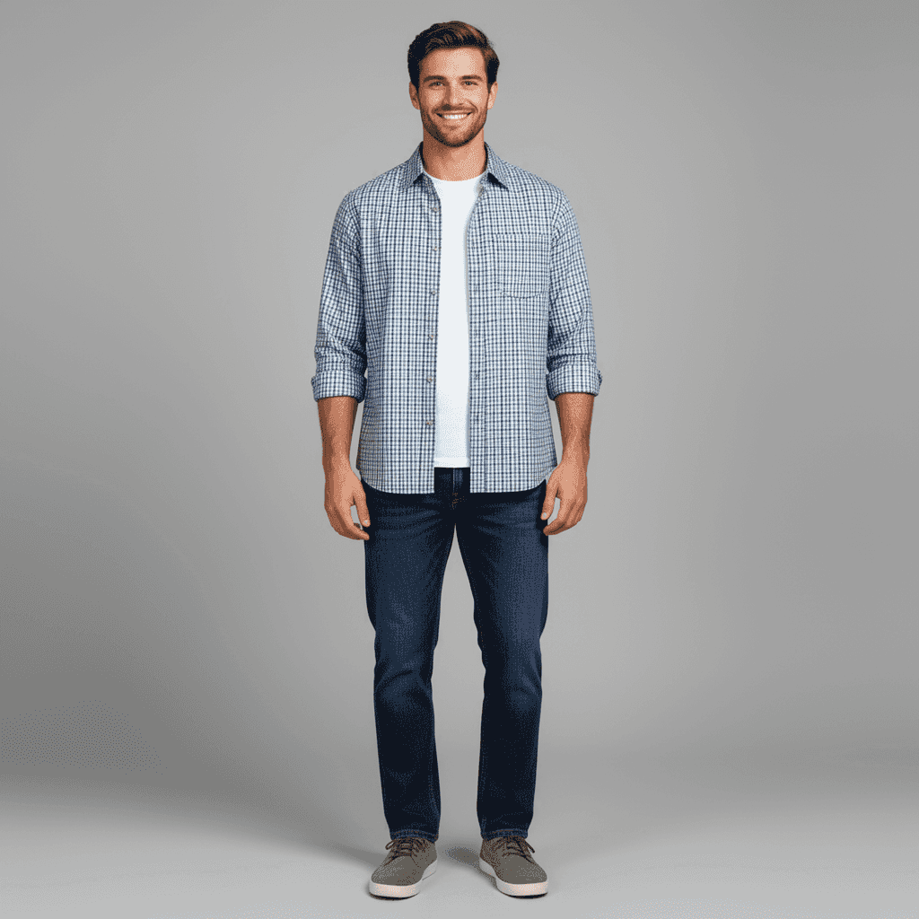 Poplin Gingham Checks 1006F - Image 4