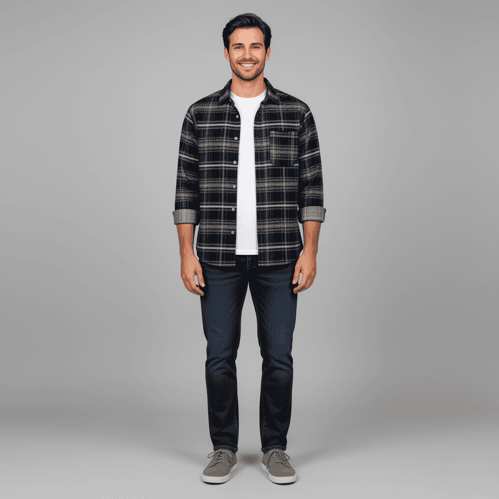 Grindle Twill Brushed Checks 20007A - Image 3