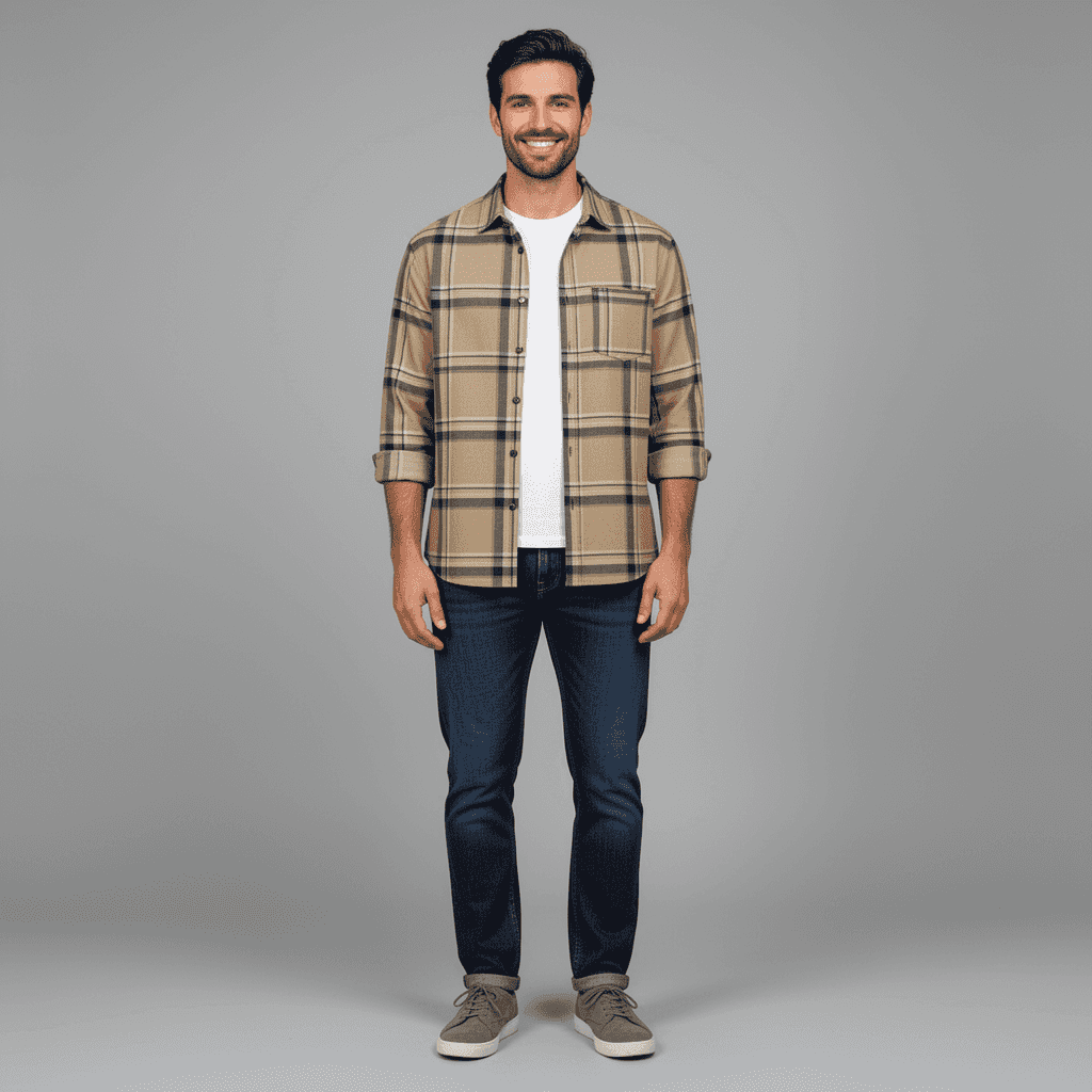 50s Poplin Checks 6038A - Image 3