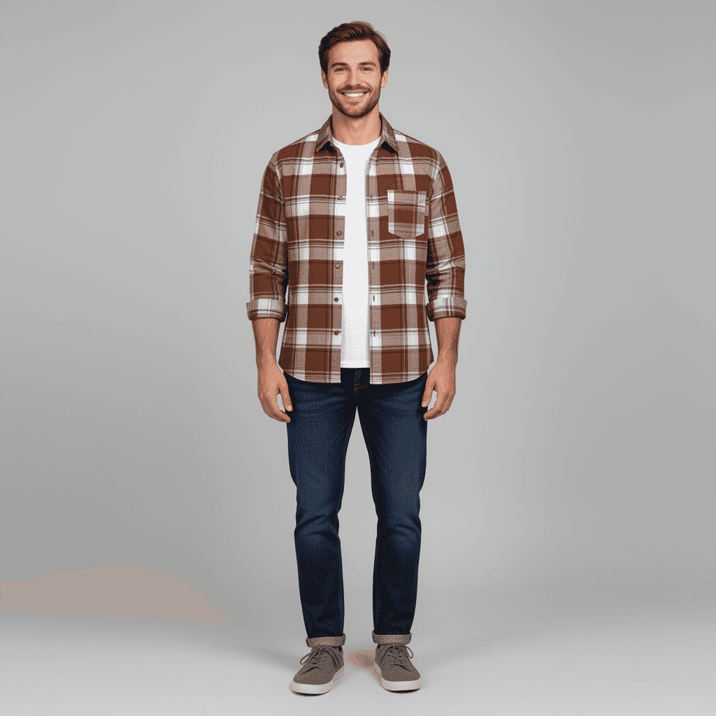 50s Poplin Checks 6040A - Image 4