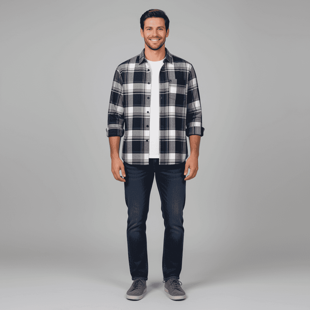 50s Poplin Checks 6040B - Image 4