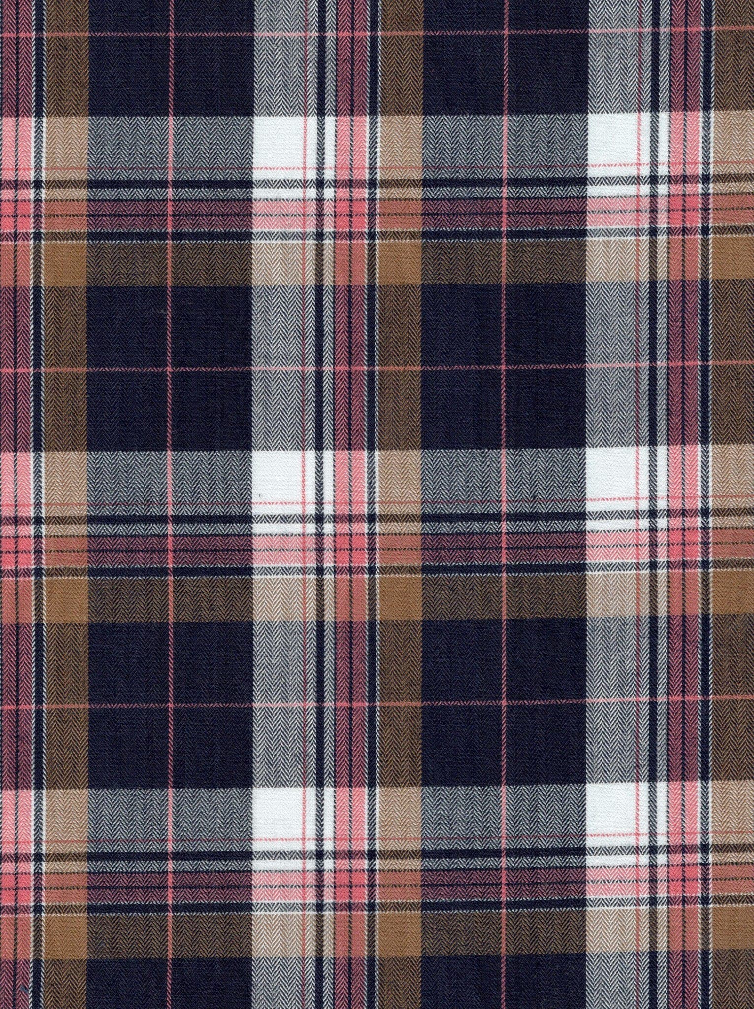 Indigo Herrinbone Twill Checks 8050B