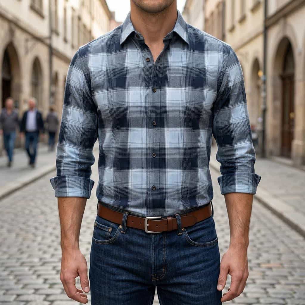 Yarn Dyed Twill Checks 25011A - Image 2