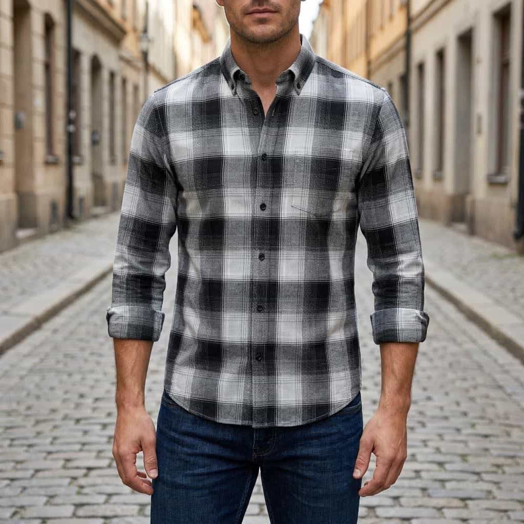 Yarn Dyed Twill Checks 25011B - Image 2
