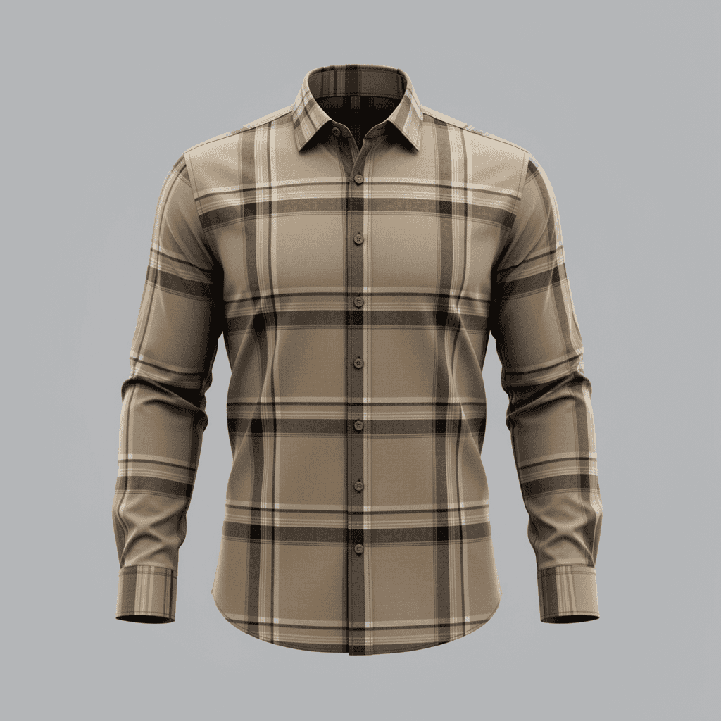 50s Poplin Checks 6038A - Image 4